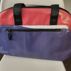 Wonderful bag made from recycled billboards